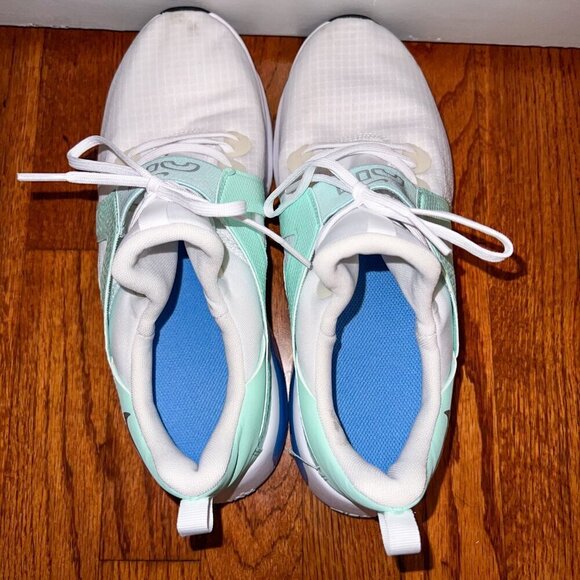 Nike Women's Air Max Shoes Bella White Silver Mint Light Blue Size 10 - Picture 6 of 8